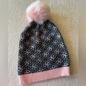 Brand New! GUESS | Pink& Grey Knitted Beanie